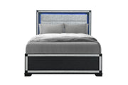 Soleil Charcoal Queen Bed - SOLEIL-CHARCOAL-QB