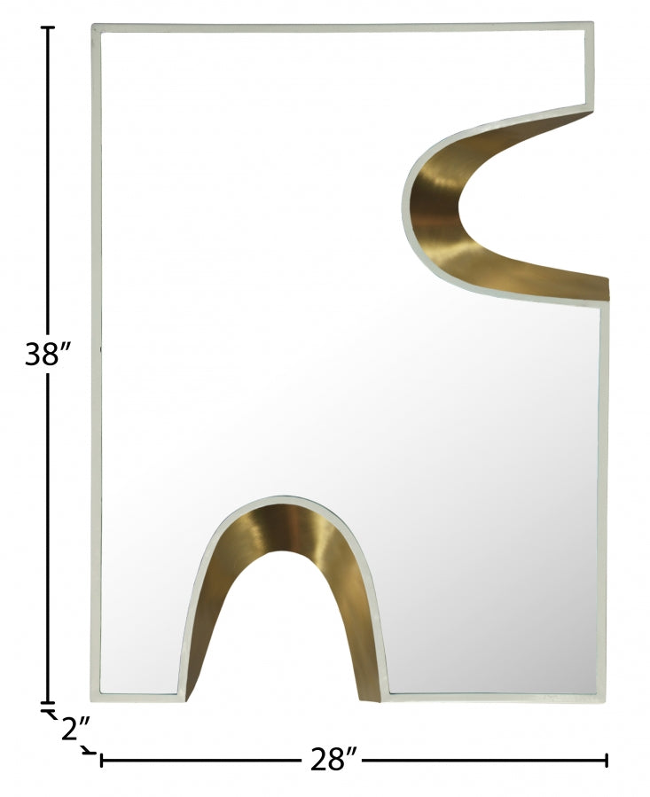 Soleil Mirror in Cream - 468Cream-28M