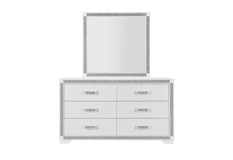 Soleil White Dresser - SOLEIL-WHITE-DR