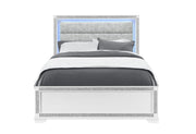 Soleil White Queen Bed - SOLEIL-WHITE-QB