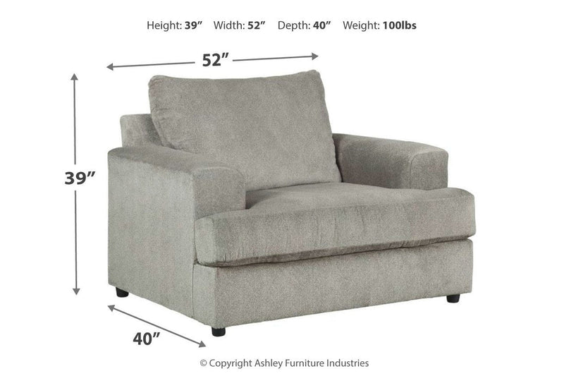 Soletren Ash Oversized Chair - Gate FurnitureAccent Chair