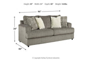 Soletren Ash Sofa - Gate FurnitureSofa