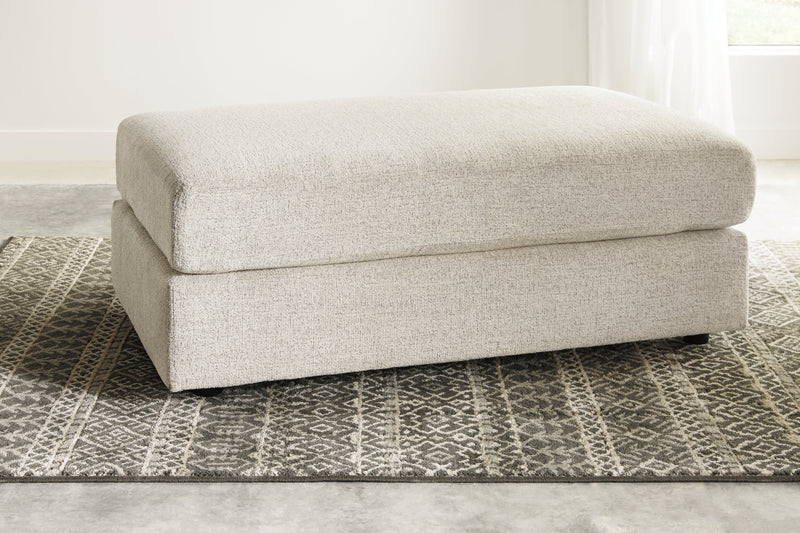 Soletren Chair and Ottoman in Stone - PKG007402