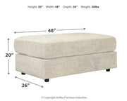 Soletren Chair and Ottoman in Stone - PKG007402