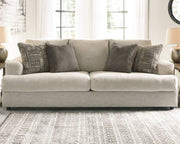 Soletren Sofa, Loveseat and Chair in Stone - PKG001865