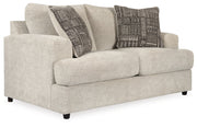 Soletren Sofa, Loveseat and Chair in Stone - PKG001867