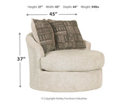 Soletren Sofa, Loveseat and Chair in Stone - PKG001867