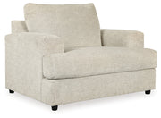 Soletren Sofa, Loveseat, Chair and Ottoman in Stone - PKG007403