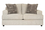 Soletren Stone Loveseat - Gate FurnitureLoveseat