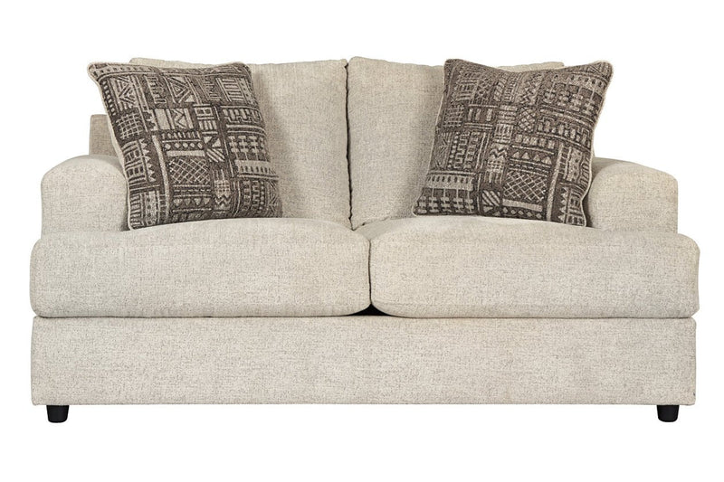 Soletren Stone Loveseat - Gate FurnitureLoveseat