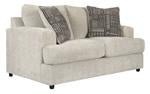 Soletren Stone Loveseat - Gate FurnitureLoveseat