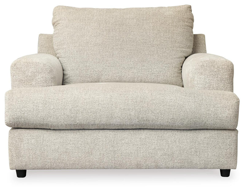 Soletren Stone Loveseat, Oversized Chair and Ottoman - 95104U14