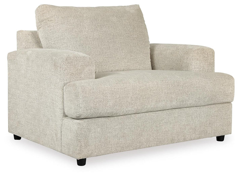 Soletren Stone Loveseat, Oversized Chair and Ottoman - 95104U14