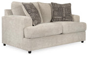 Soletren Stone Loveseat, Oversized Chair and Ottoman - 95104U14