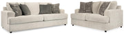 Soletren Stone Queen Sofa Sleeper and Loveseat - 95104U13