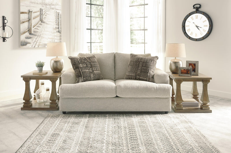 Soletren Stone Queen Sofa Sleeper and Loveseat - 95104U13