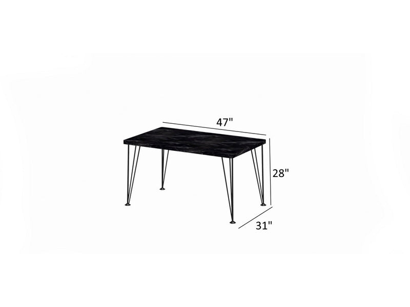 Solo Sudy Desk in Black - 790-SOL-SD-BLC