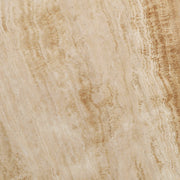 Solstice Travertine And Mango Wood Coffee Table in Brown - 77016Brown-CT
