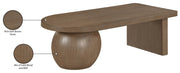 Solum Ash Wood And Oak Veneer Coffee Table in Brown - 22050Brown-CT