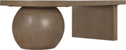 Solum Ash Wood And Oak Veneer Coffee Table in Brown - 22050Brown-CT