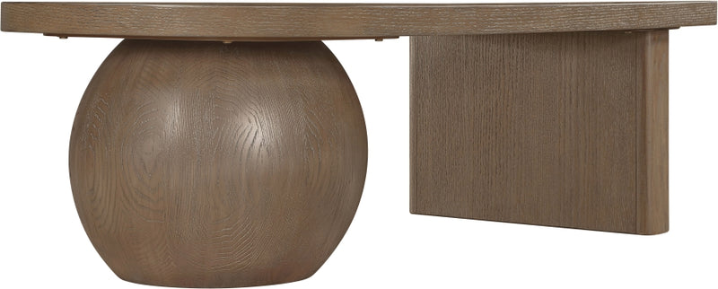 Solum Ash Wood And Oak Veneer Coffee Table in Brown - 22050Brown-CT