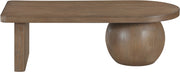 Solum Ash Wood And Oak Veneer Coffee Table in Brown - 22050Brown-CT