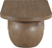 Solum Ash Wood And Oak Veneer Coffee Table in Brown - 22050Brown-CT