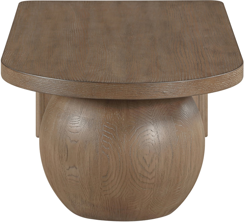 Solum Ash Wood And Oak Veneer Coffee Table in Brown - 22050Brown-CT