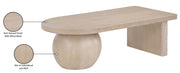 Solum Ash Wood And Oak Veneer Coffee Table in Natural - 22050Natural-CT