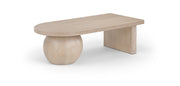 Solum Ash Wood And Oak Veneer Coffee Table in Natural - 22050Natural-CT