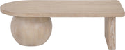 Solum Ash Wood And Oak Veneer Coffee Table in Natural - 22050Natural-CT