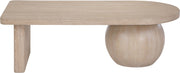 Solum Ash Wood And Oak Veneer Coffee Table in Natural - 22050Natural-CT