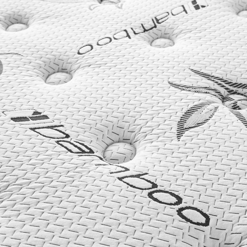 Sommet 13-inch Queen Bamboo Euro Top Memory Foam Hybrid Mattress - 350363Q