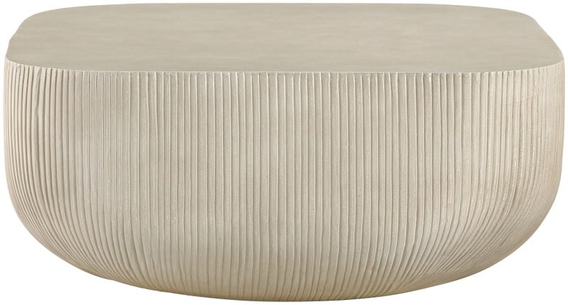 Sonara Concrete Coffee Table in Beige - 663Sand-CT