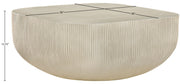 Sonara Concrete Coffee Table in Beige - 663Sand-CT