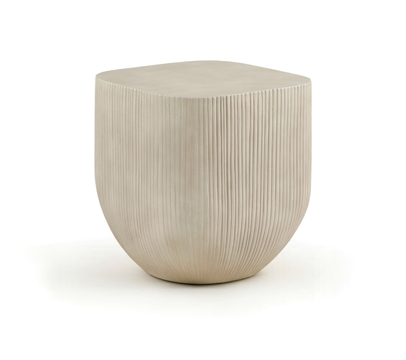 Sonara Concrete End / Side Table in Beige - 663Sand-ET