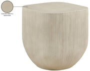 Sonara Concrete End / Side Table in Beige - 663Sand-ET
