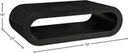 Sono Paper Veneer Coffee Table in Black - 283Black-C