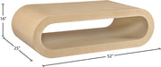 Sono Paper Veneer Coffee Table in Natural - 283Natural-C