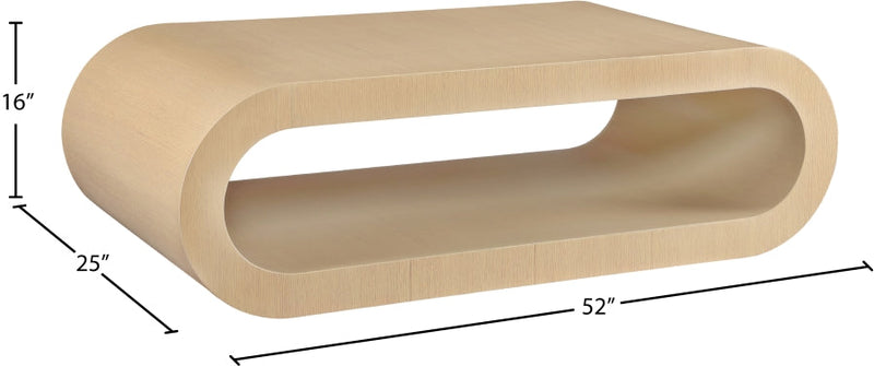 Sono Paper Veneer Coffee Table in Natural - 283Natural-C