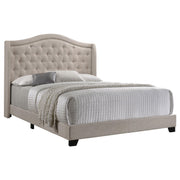 Sonoma Upholstered Queen Wingback Bed Beige - 310073Q