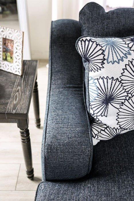 Sonora Dark Navy Loveseat - SM1218-LV