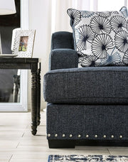 Sonora Dark Navy Loveseat - SM1218-LV