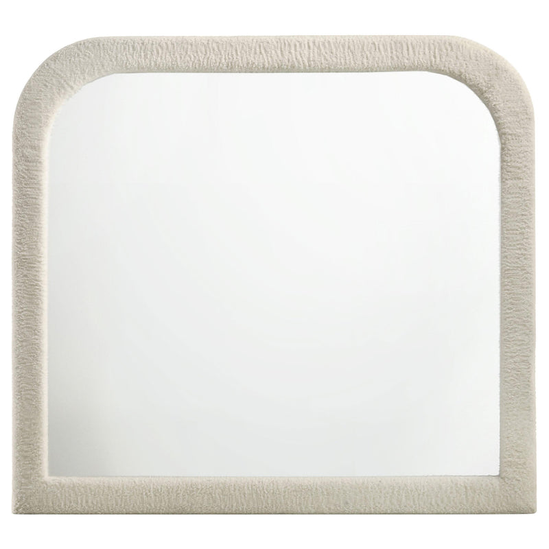 Sonya 4-piece Upholstered Queen Bedroom Set Ivory - 360111Q-S4