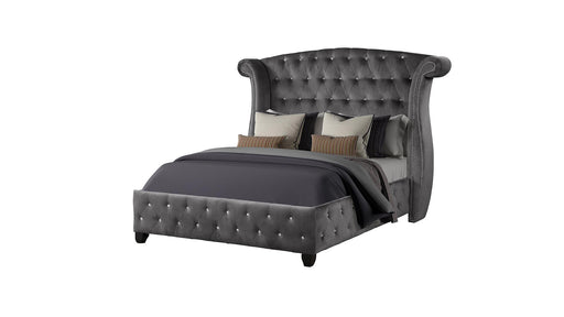 Sophia King Bed Gray - Sophia King Bed Gray