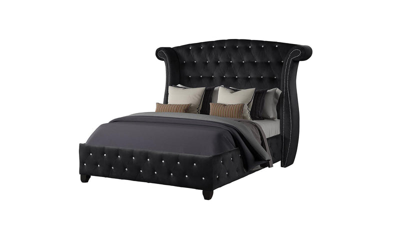 Sophia Queen Bed Black - Sophia Queen Bed Black