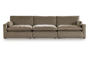 Sophie Cocoa 3 - Piece Sectional Sofa - Gate FurnitureSofa