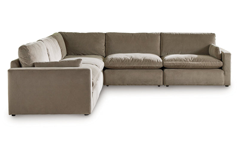 Sophie Cocoa 5 Piece Sectional - Gate FurnitureSectional