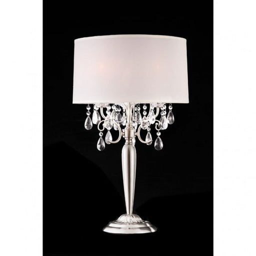 Sophy White/Chrome Table Lamp - L95109T