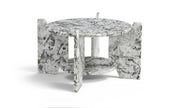 Soriano Genuine Marble Coffee Table in Alaska - 77008Alaska-CT